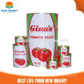 Chine usine Nouveau produit Orient 28-30% brix 70g 210g 400g 800g 2200g étain Produit de tomate étain conserves sauce pâte de tomate
